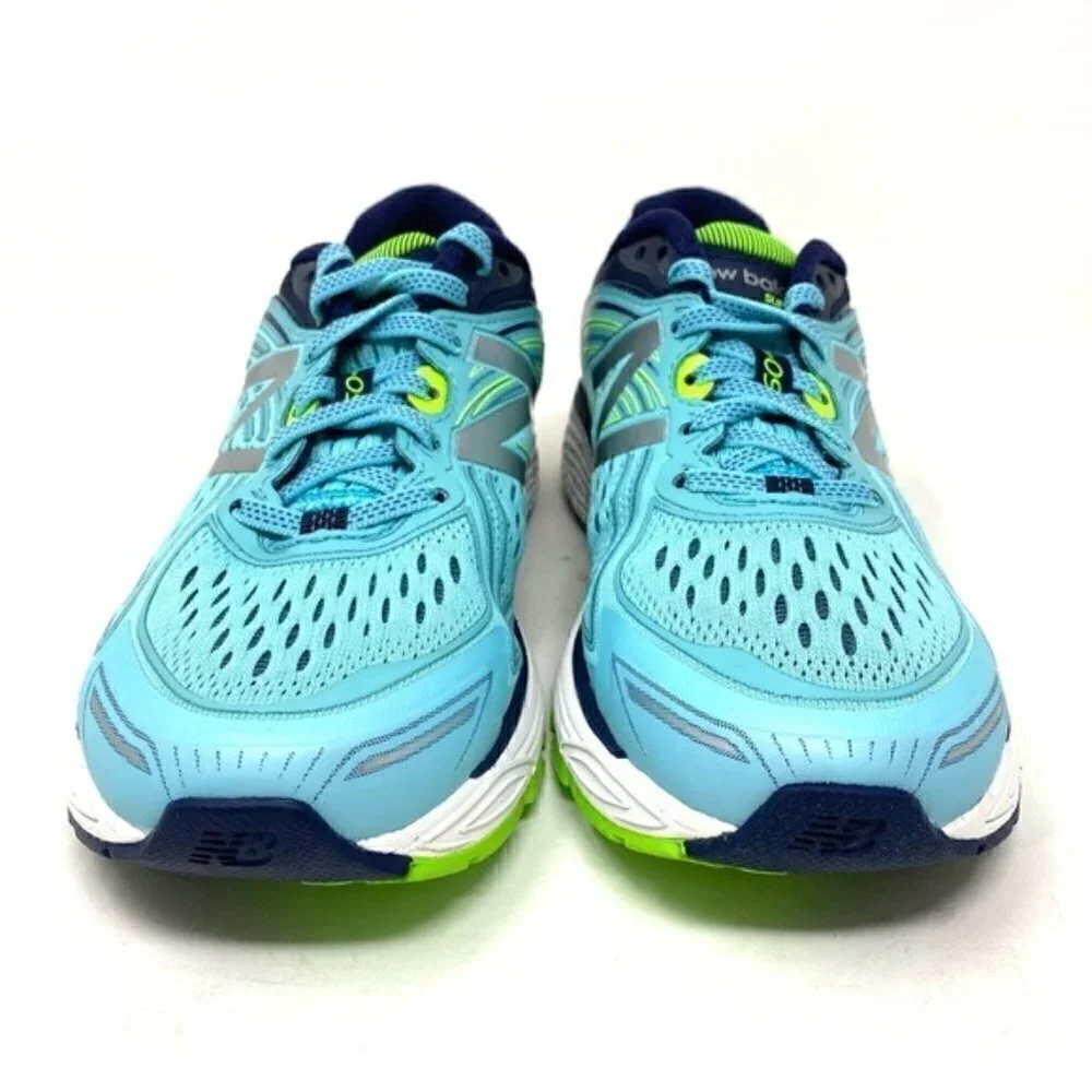 New Balance W860BN8 Womens Distance Seaspray/Pigment/Energy Lime Sneaker… - Picture 3 of 8